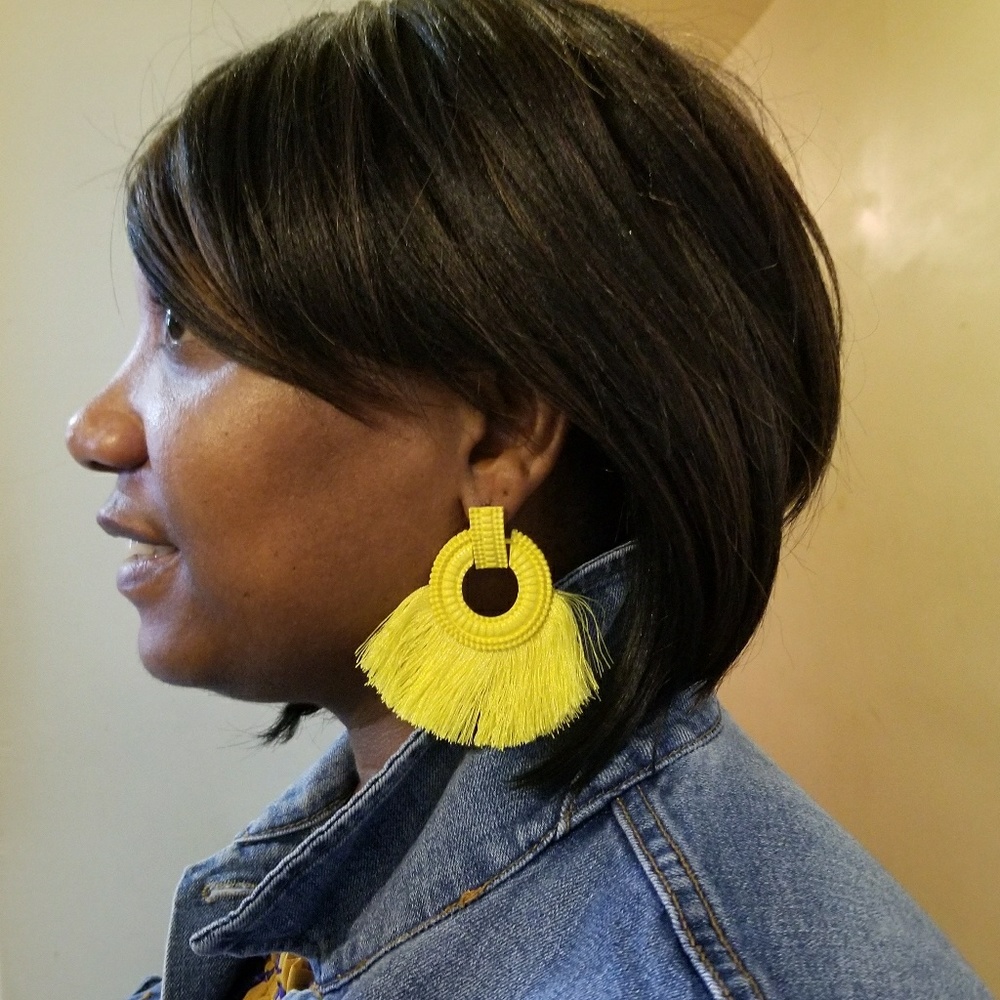 Drop earrings
